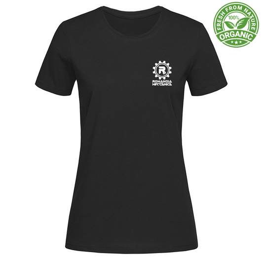 T-Shirt Woman Organic RM Round Logo Woman